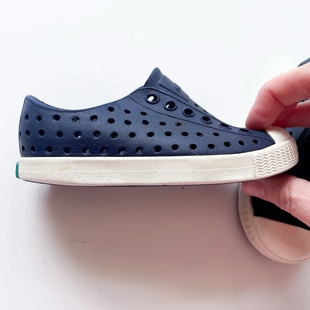 Toddler Boy's Native Slip On Shoes Navy Blue Size C6